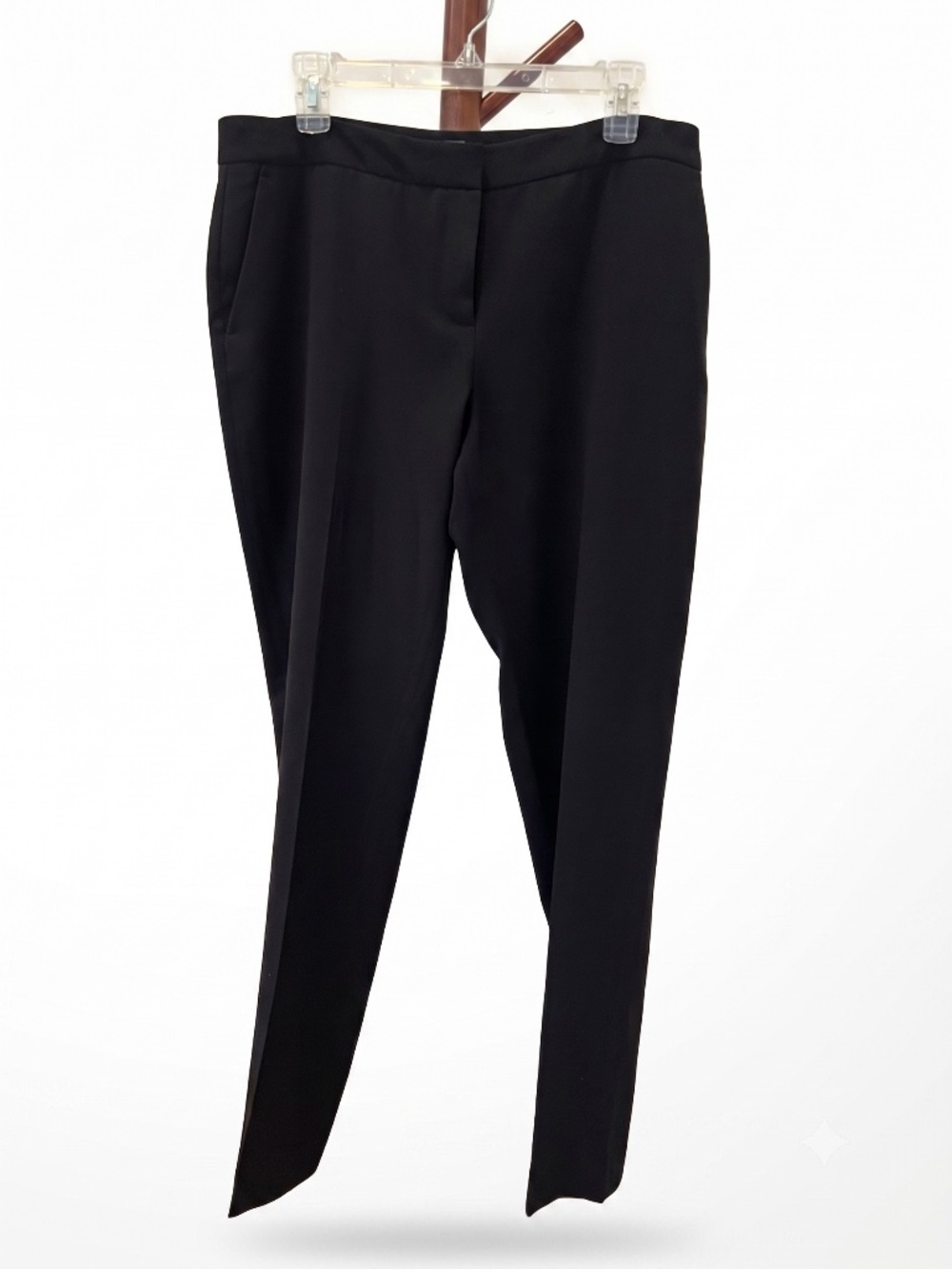 Vince Camuto Black Tailored Straight-Leg Dress Pants -- Size 8